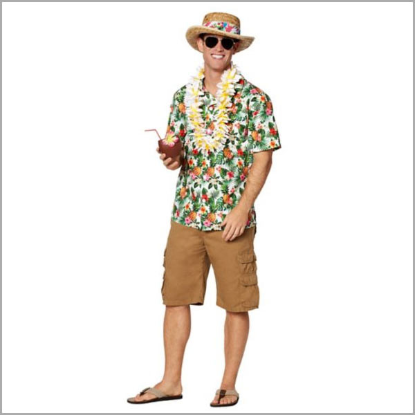 Vacationer/Luau Human Costume