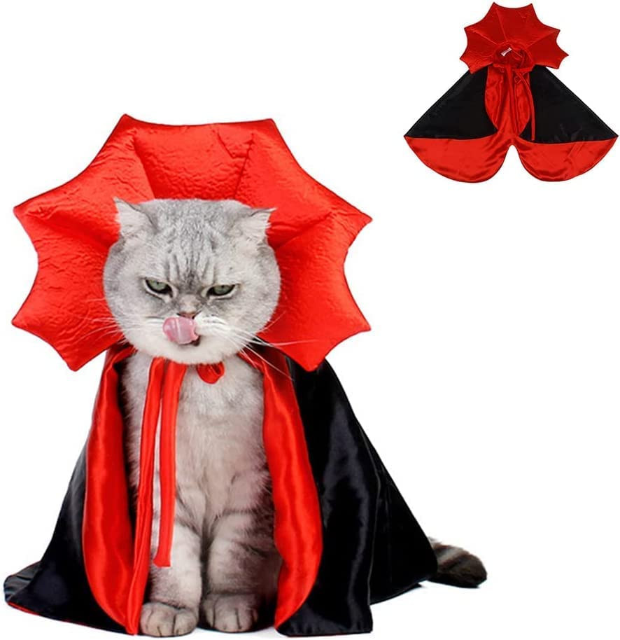 Vampire Cat Costume with Cape