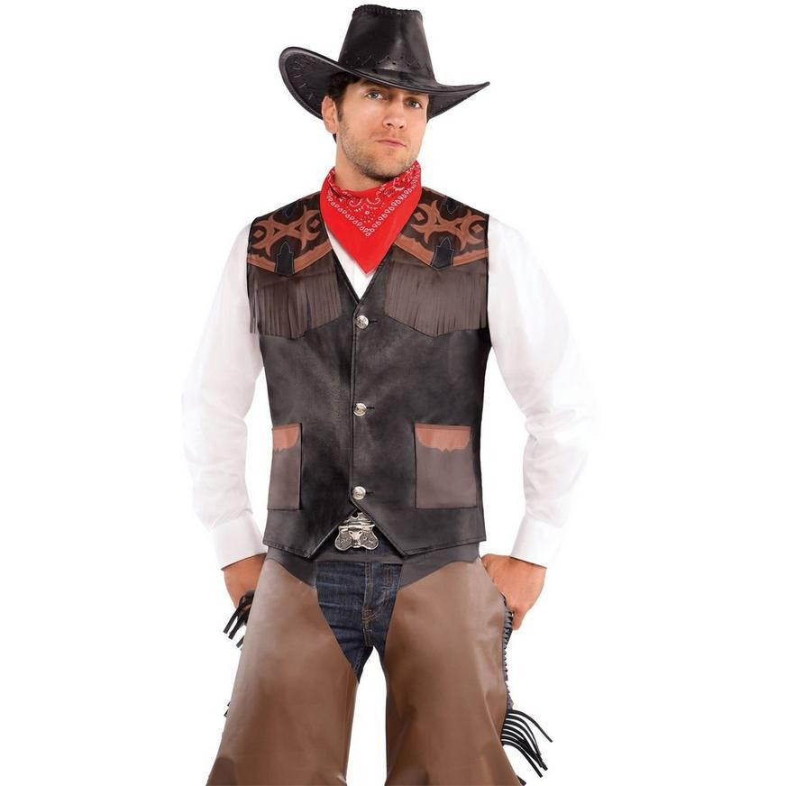 Matching Human Cowboy Vest Costume
