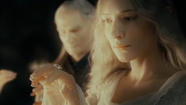 Cate Blanchett as Galadriel in The Fellowship of the Ring
