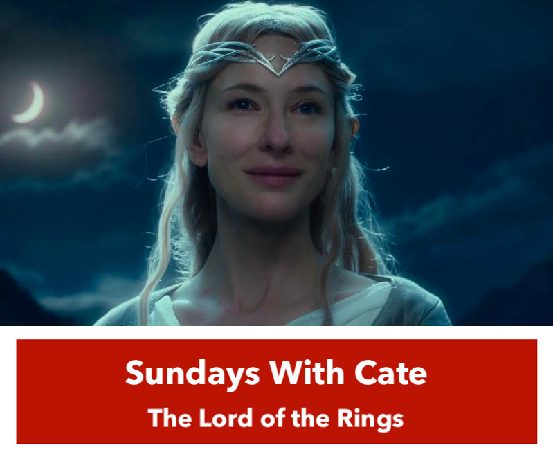 Cate Blanchett Galadriel Lord of the Rings Logo
