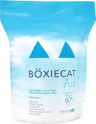 Boxiecat Air Lightweight Premium Clumping Cat Litter -Scent Free-