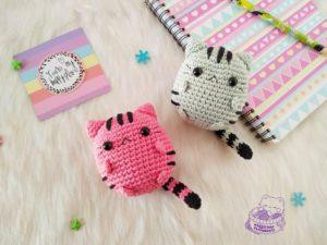 Chubby cat amigurumi pattern image link.