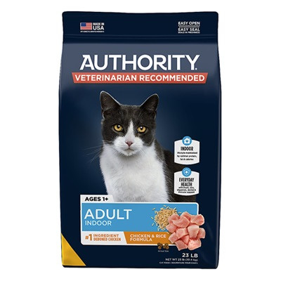Authority® Everyday Health Indoor Cat Dry Food - Chicken &amp; Rice, With-Grain