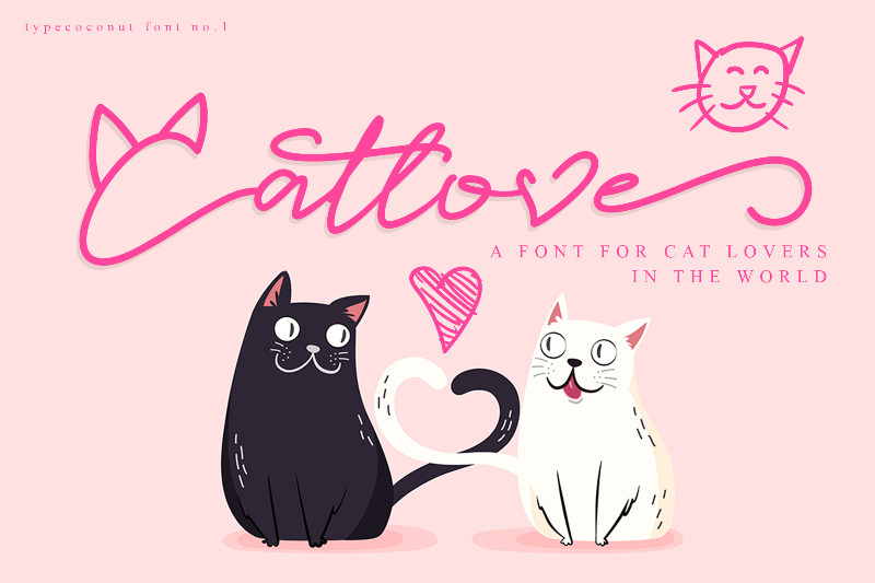 Catlove Font Example