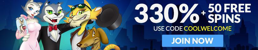 Cool Cat Casino Online Signup Bonus