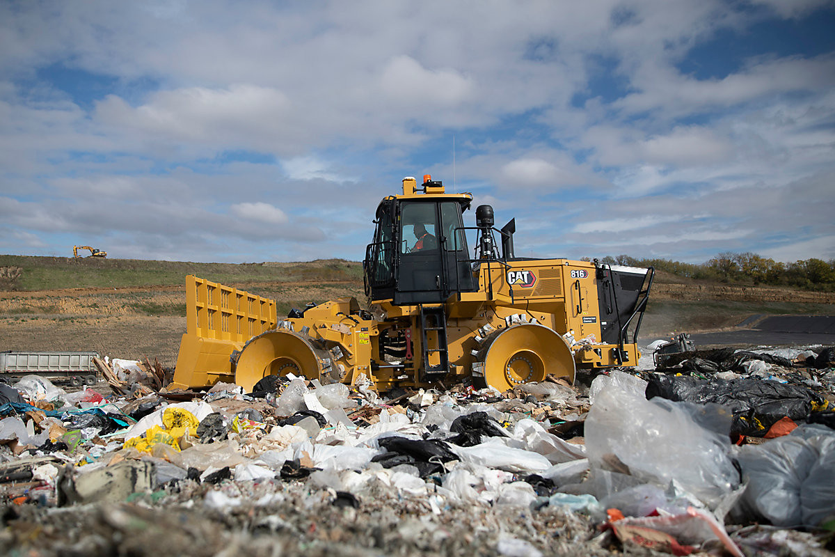 CAT equipment in waste and recycling