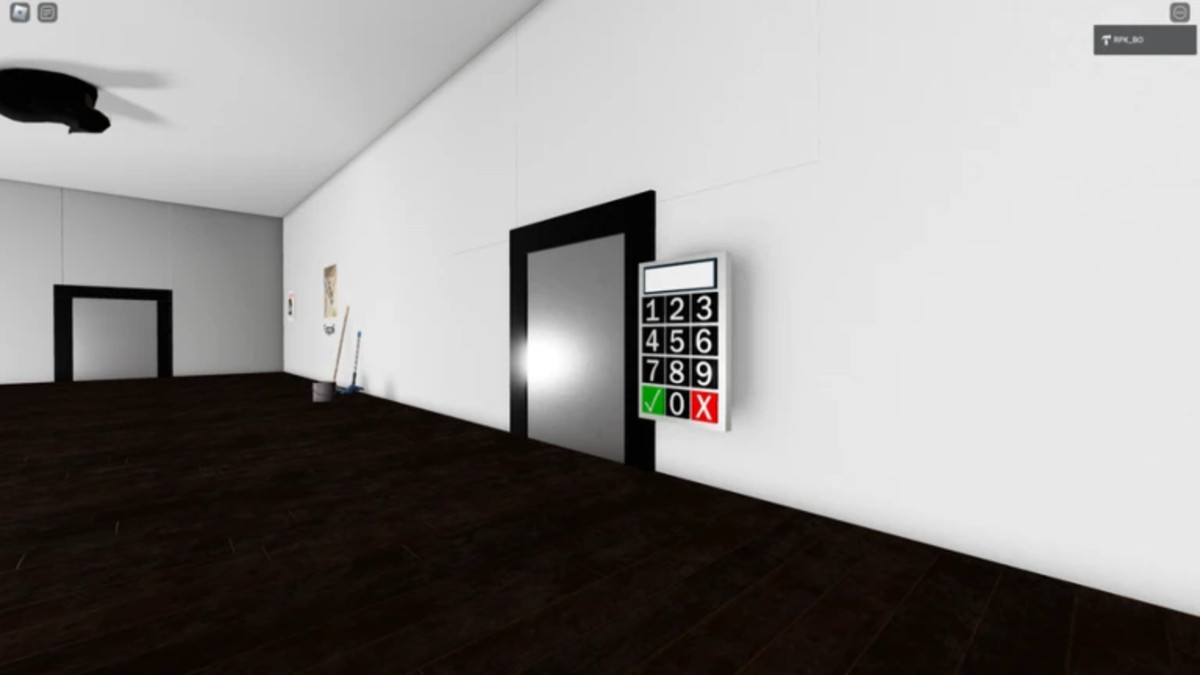 Decrypting the password in the First Room of Escape Room Roblox