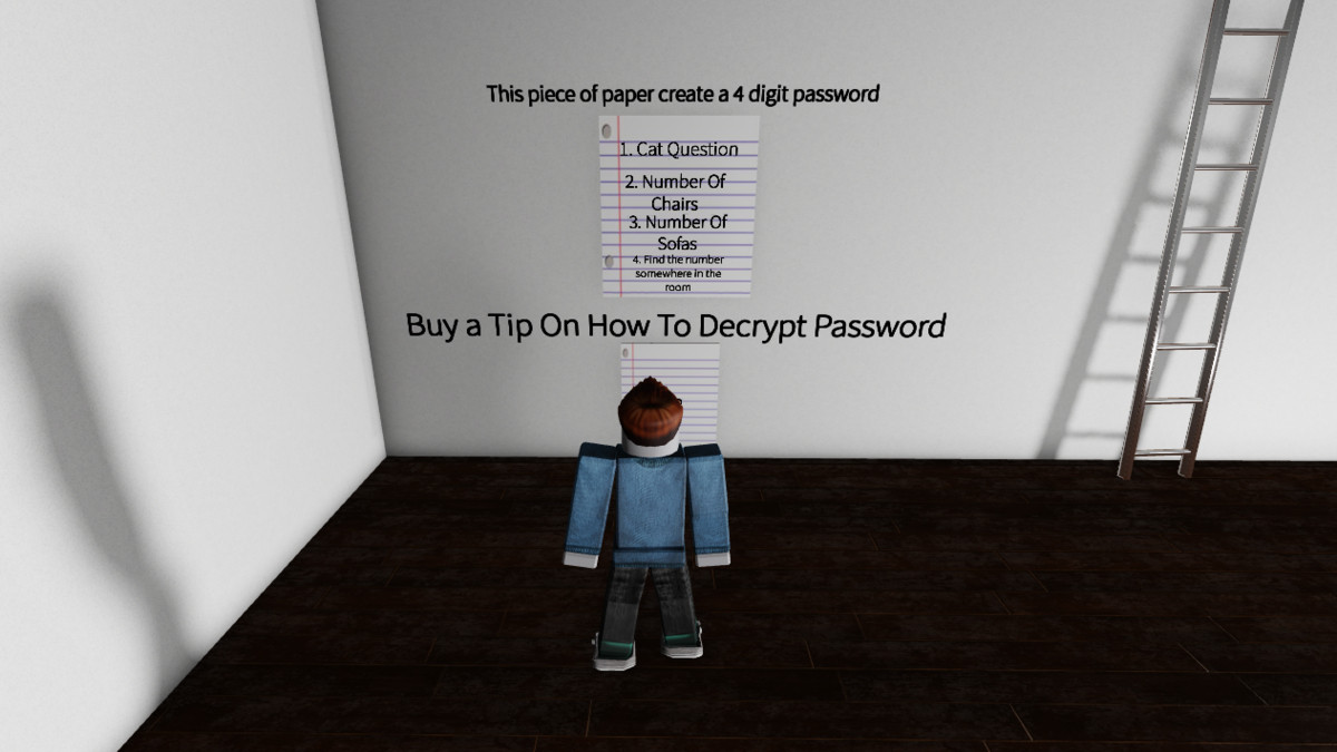 The clue for the Anomaly Room in Escape Room Roblox