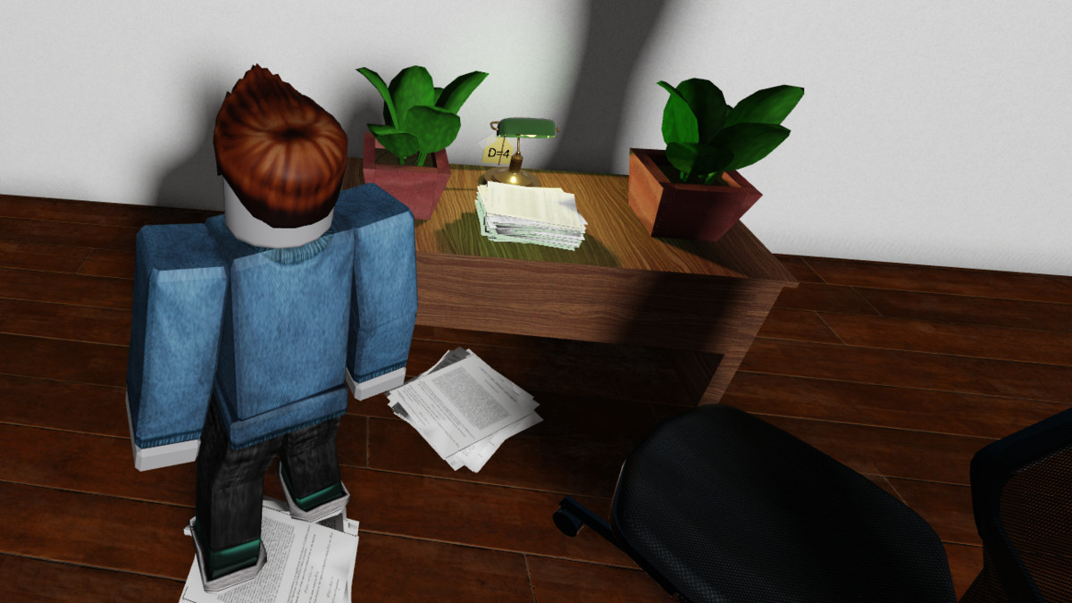 The First room D4 Clue in Escape Room Roblox