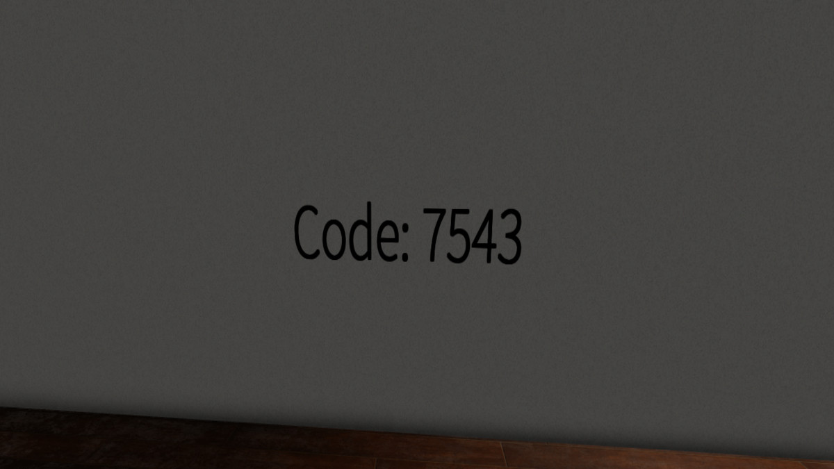 Finding the password behind the Floppa case in Escape Room Roblox