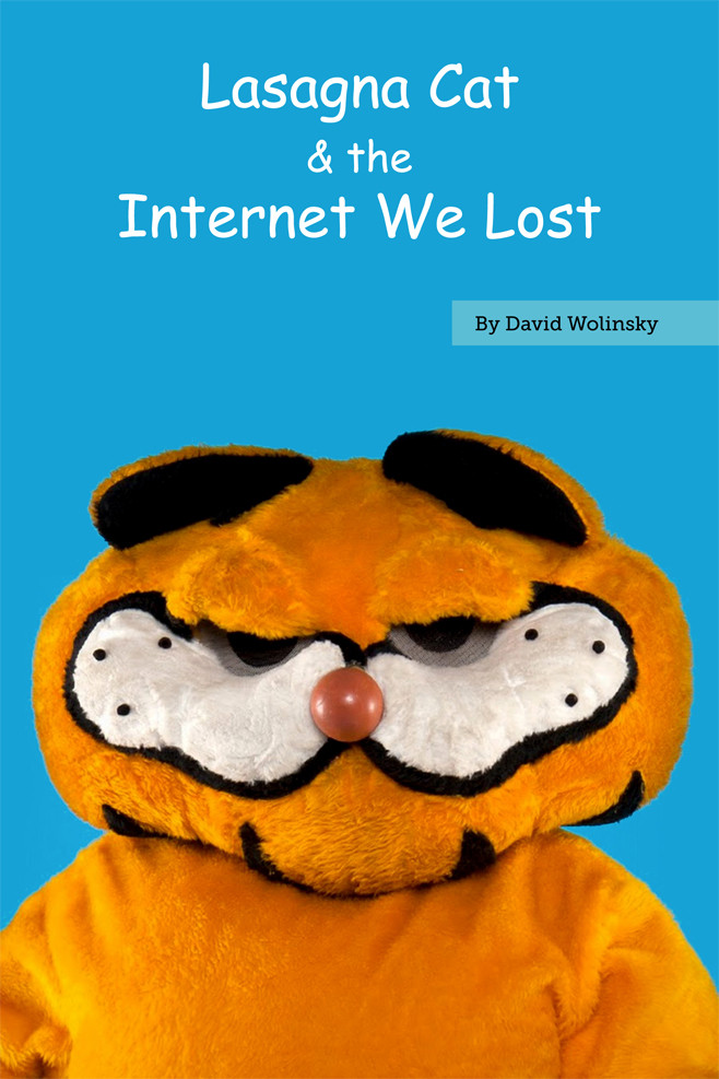A still from a Lasagna Cat video, showcasing its unsettling and surreal humor.