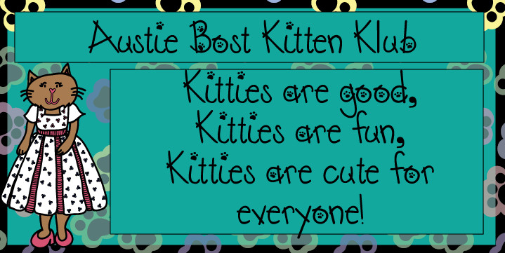 Austie Bost Kitten Klub Font Example