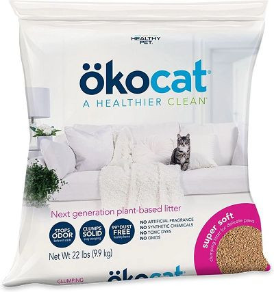 ökocat Super Soft Clumping Wood Cat Litter bag