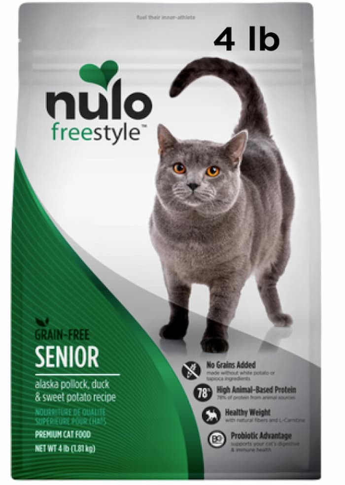 Nulo Freestyle Senior Dry Cat Food Kibble