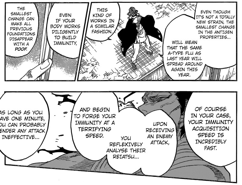 Kisuke Urahara's analogy about Yoruichi's cat form in Bleach manga