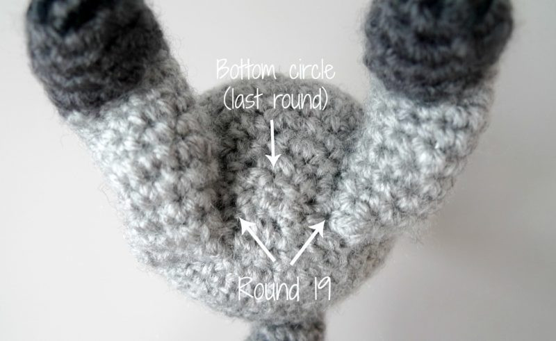Attaching Arms to Crochet Christmas Cat Head