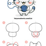 Cat head outline