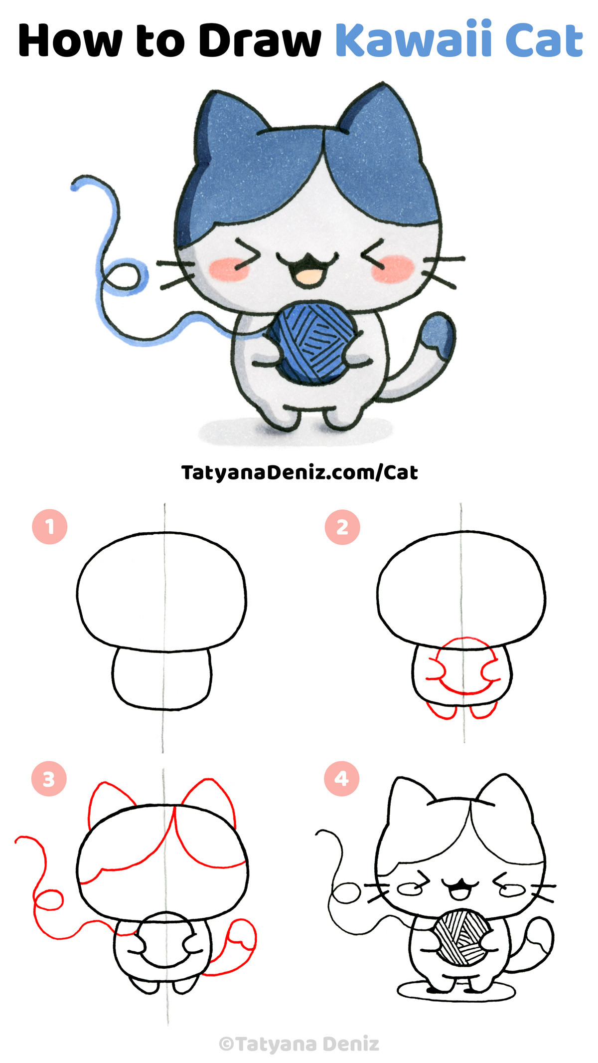 Cat head outline