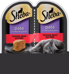 Sheba Perfect Portions Grain-Free Tender Beef Entree Cat Food Trays