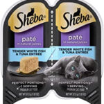 Sheba Perfect Portions Grain-Free Tender Whitefish Tuna Entree Cat Food